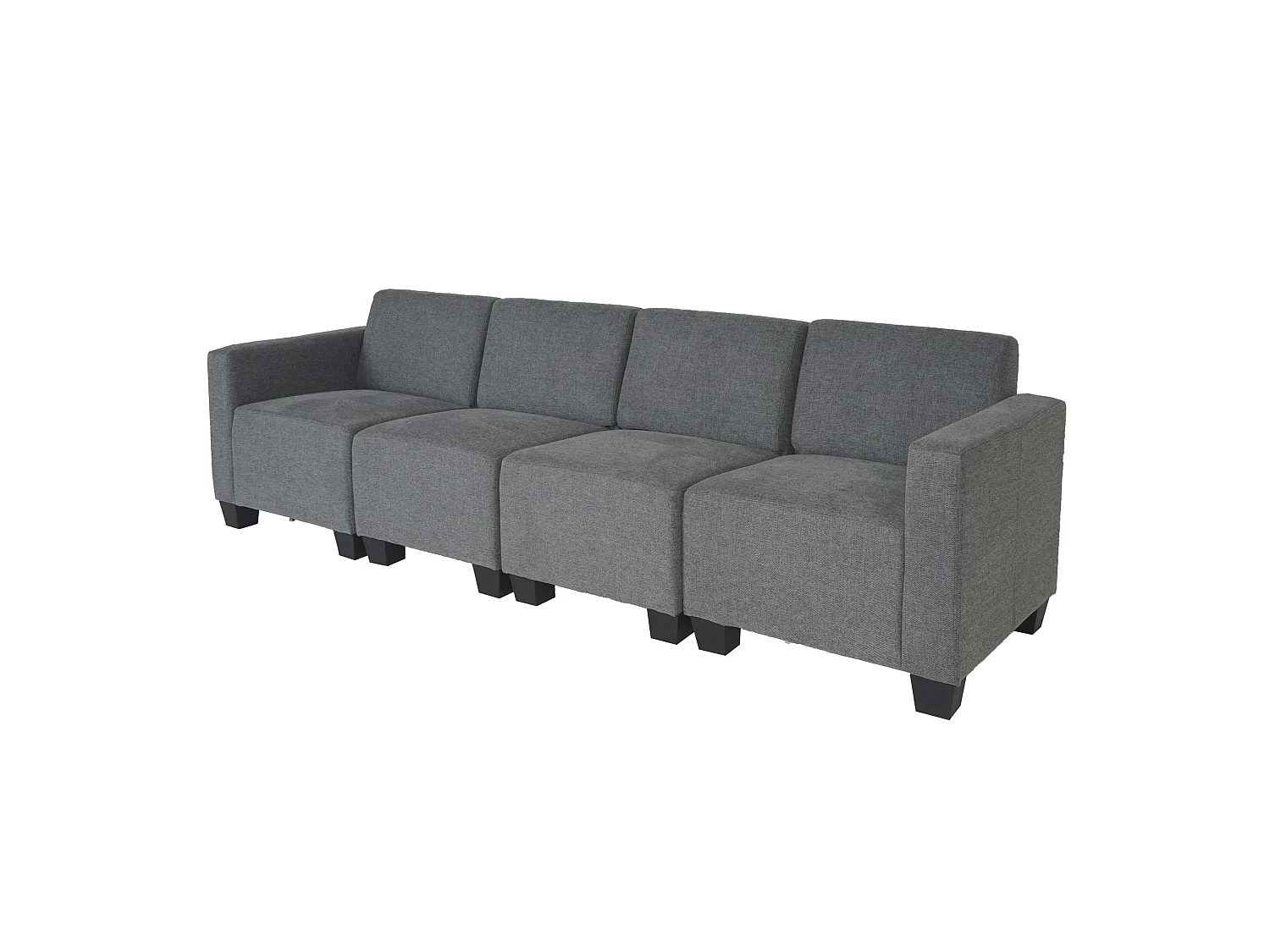 Modułowa 4-osobowa sofa Moncalieri,  szara