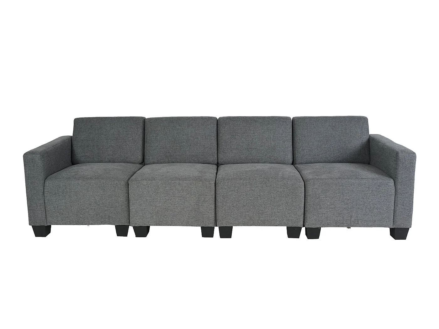 Modułowa 4-osobowa sofa Moncalieri,  szara