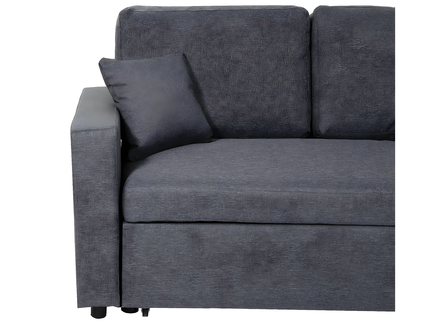 Sofa narożna z funkcją spania MCW-L17,  ciemnoszary