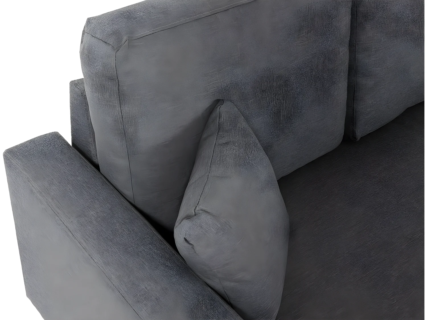 Sofa narożna z funkcją spania MCW-L17,  ciemnoszary