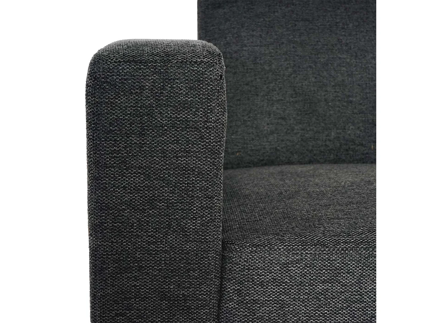 Canapé modulaire 3 places Moncalieri,  gris anthracite