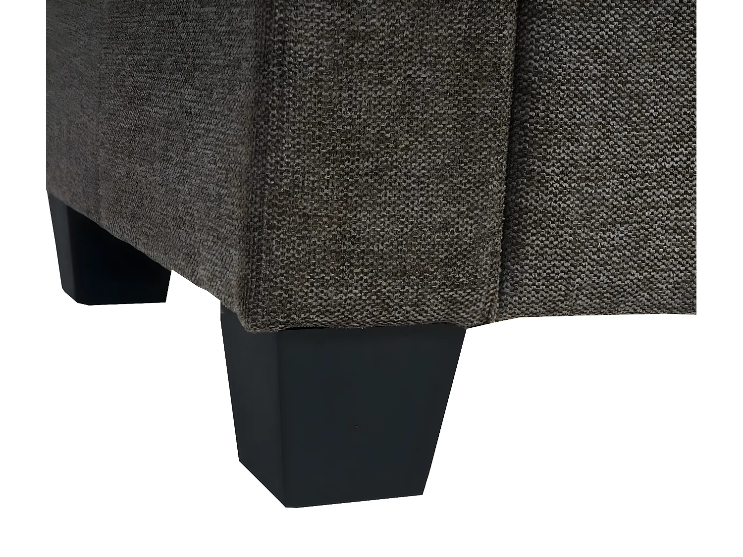 Modulaire 3-zitsbank Moncalieri,  bruin, hoge armleuningen