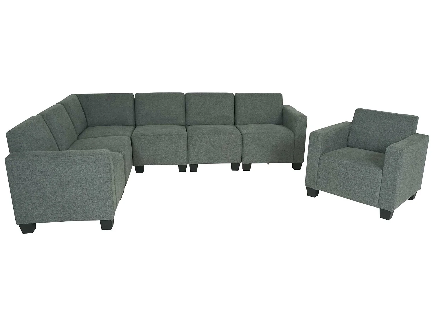 Système de canapés Moncalieri (7 pièces),  gris