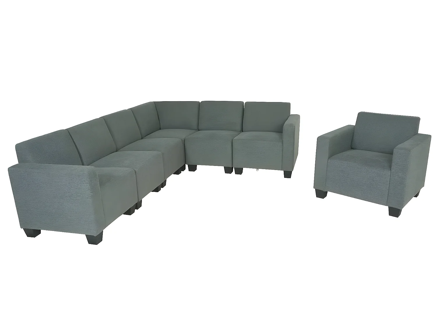 Système de canapés Moncalieri (7 pièces),  gris