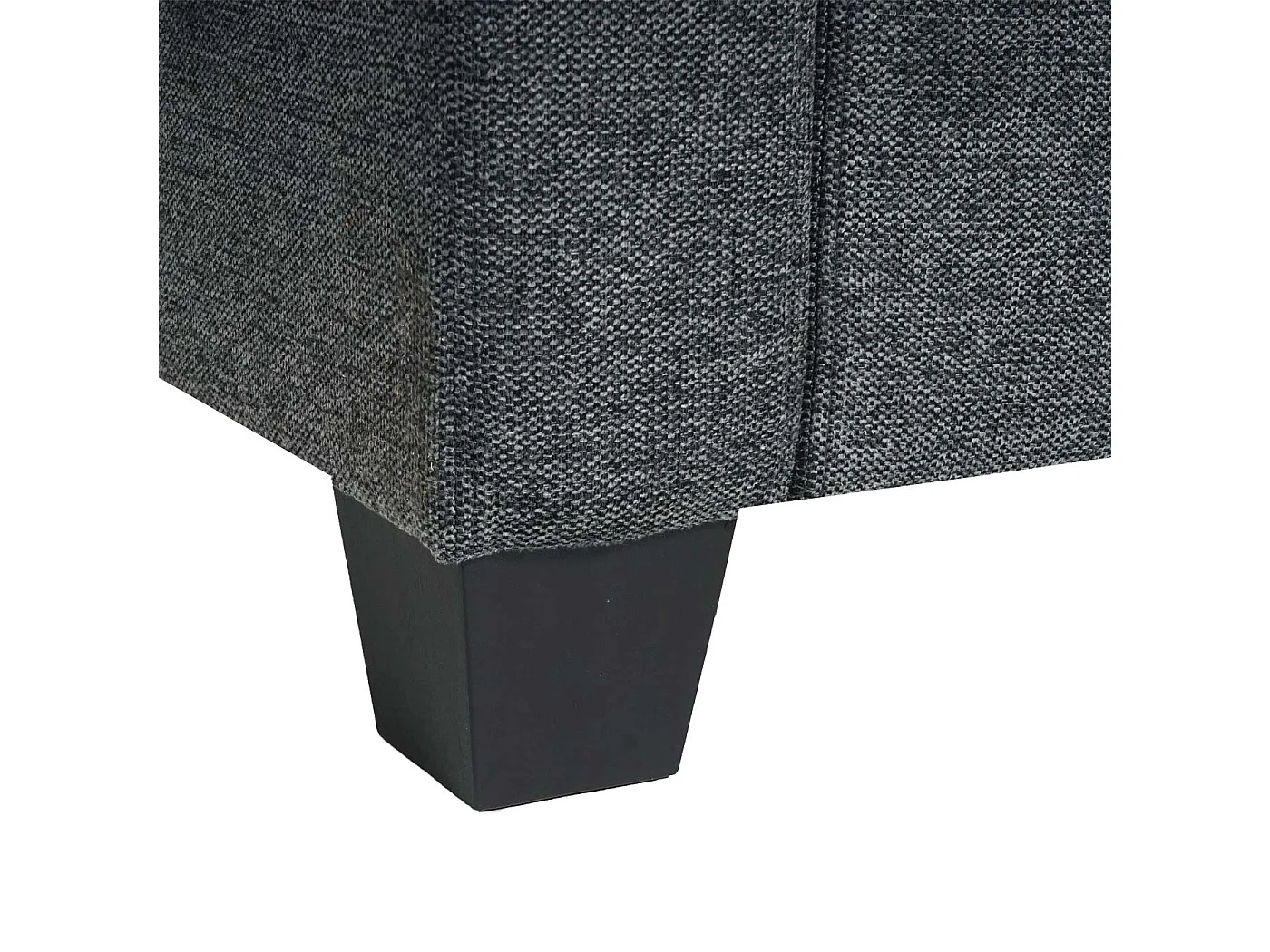 Modułowa sofa 3-osobowa Moncalieri,  antracytowo-szara, bez podłokietników