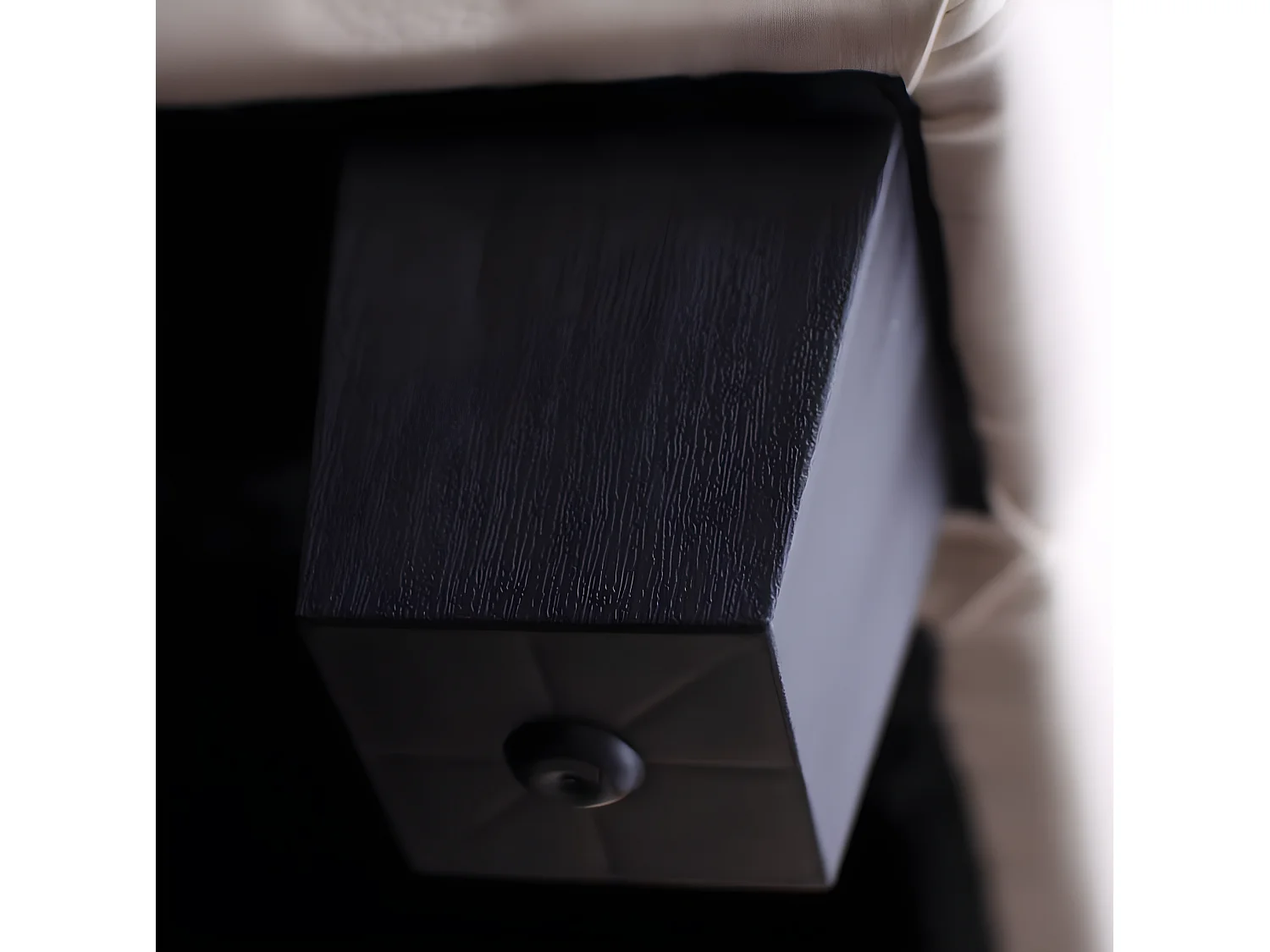 3-zitsbank Lille,  kunstleder, wit