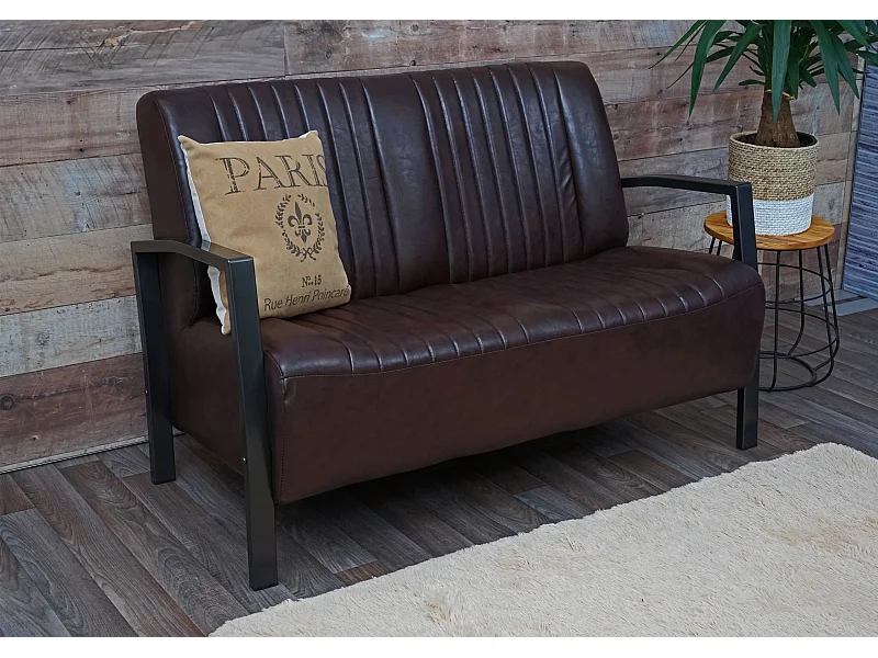 2-zitsbank MCW-H10,  vintage bruin
