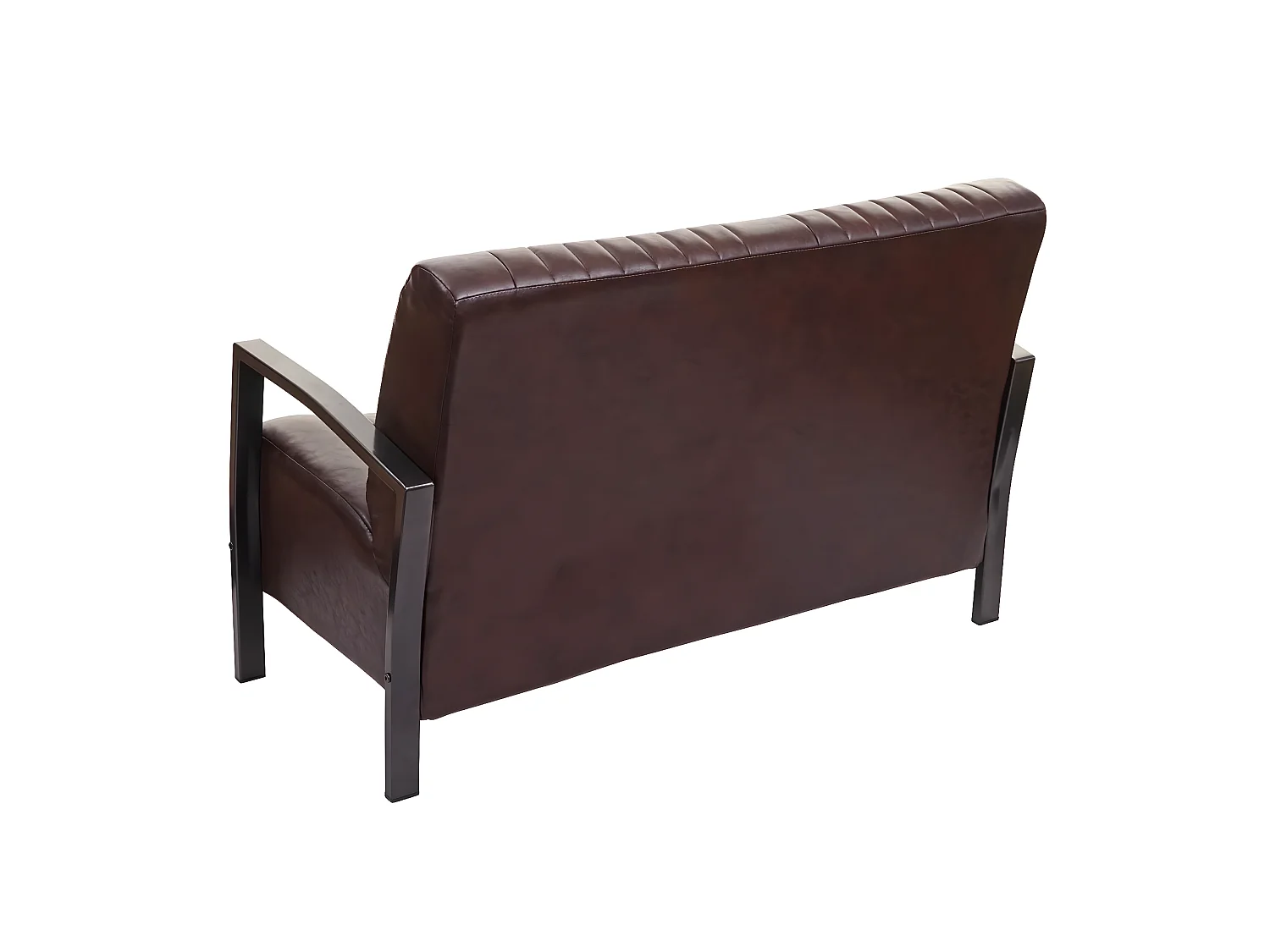 2er Sofa MCW-H10, Vintage braun