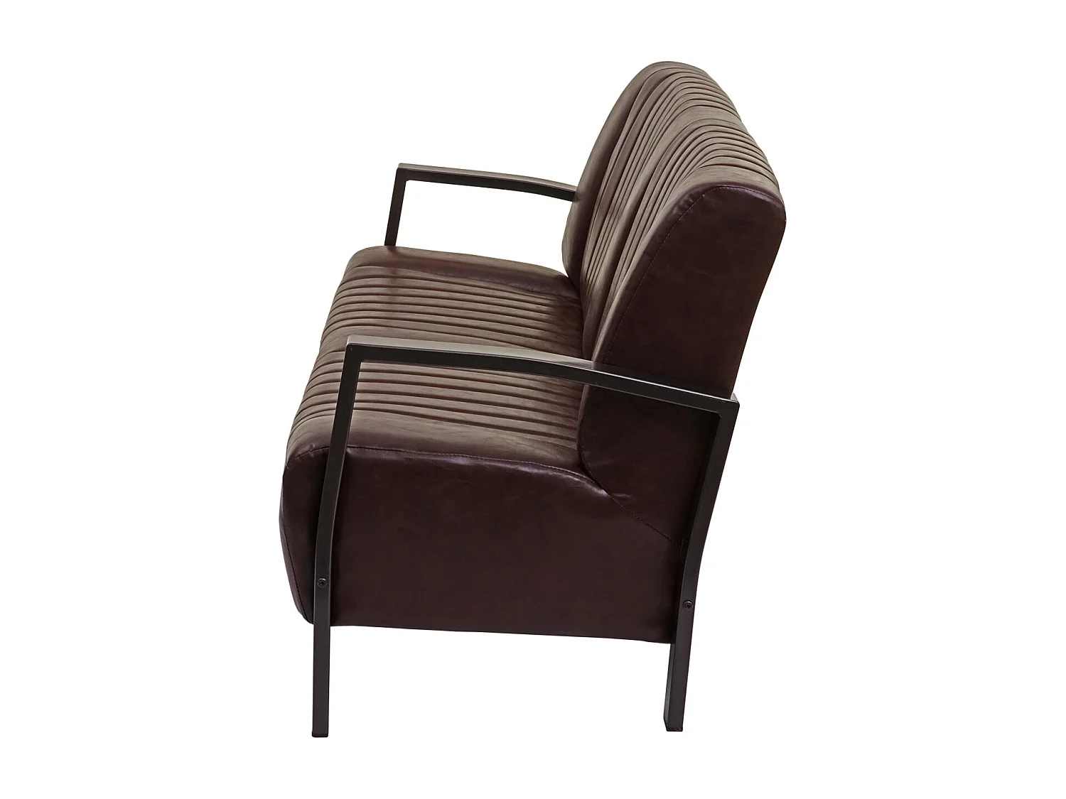 2er Sofa MCW-H10, Vintage braun