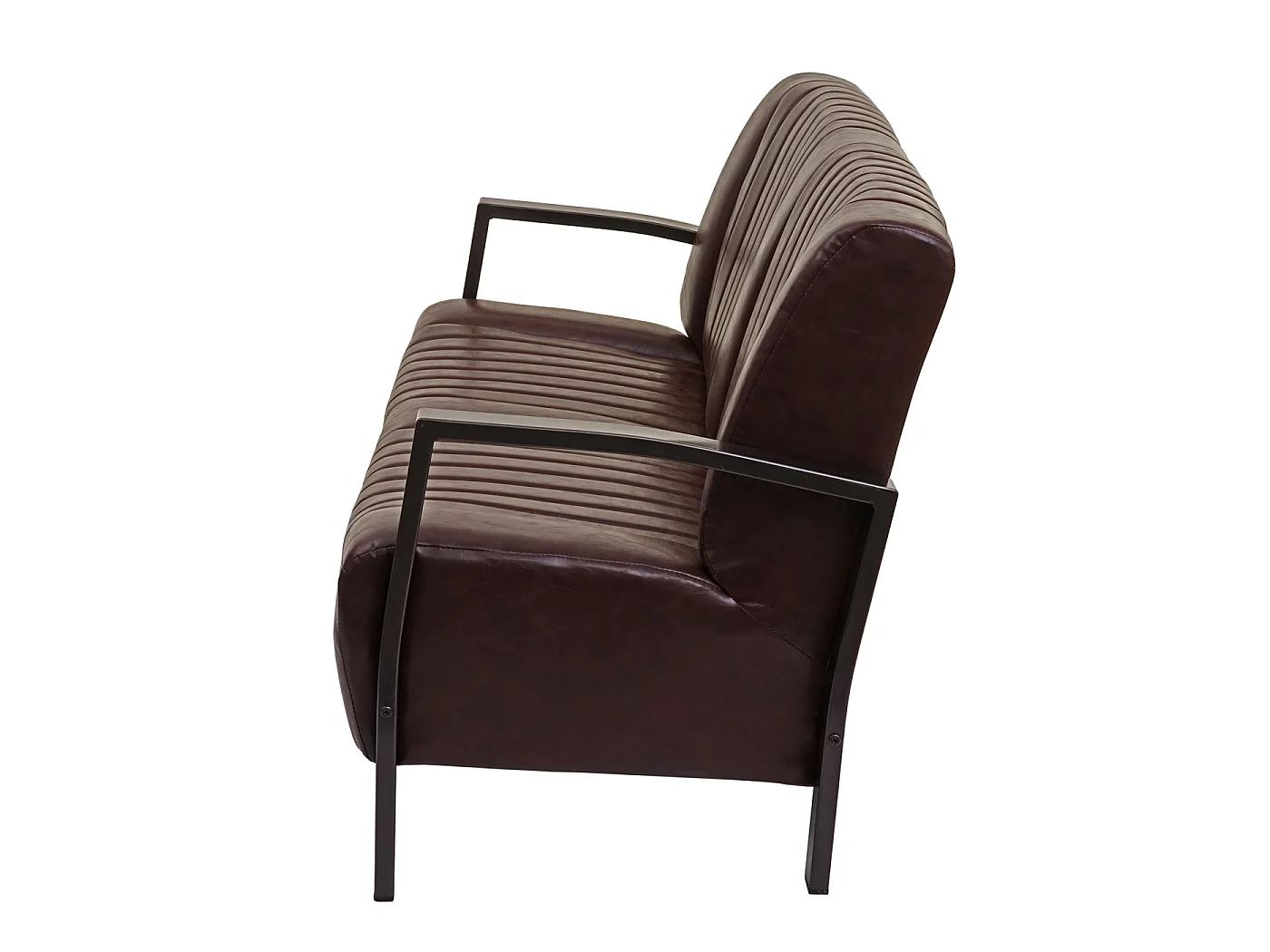 2-personers sofa MCW-H10,  vintagebrun