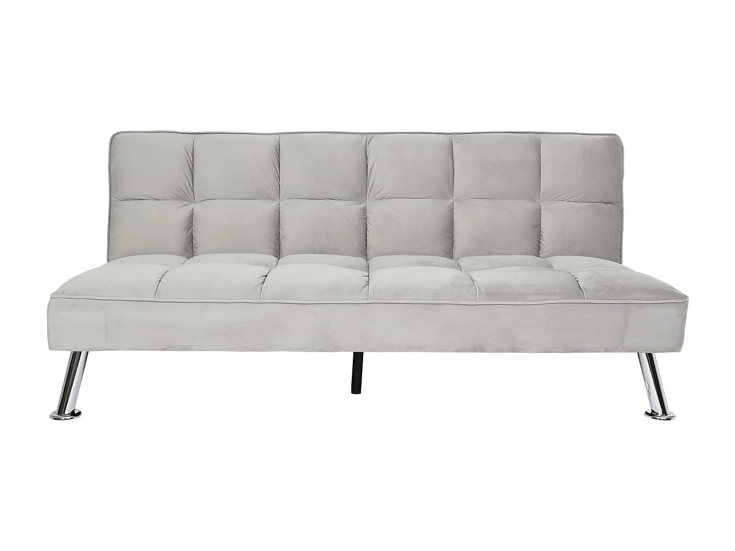 Sofa MCW-K21,  aksamit, szary