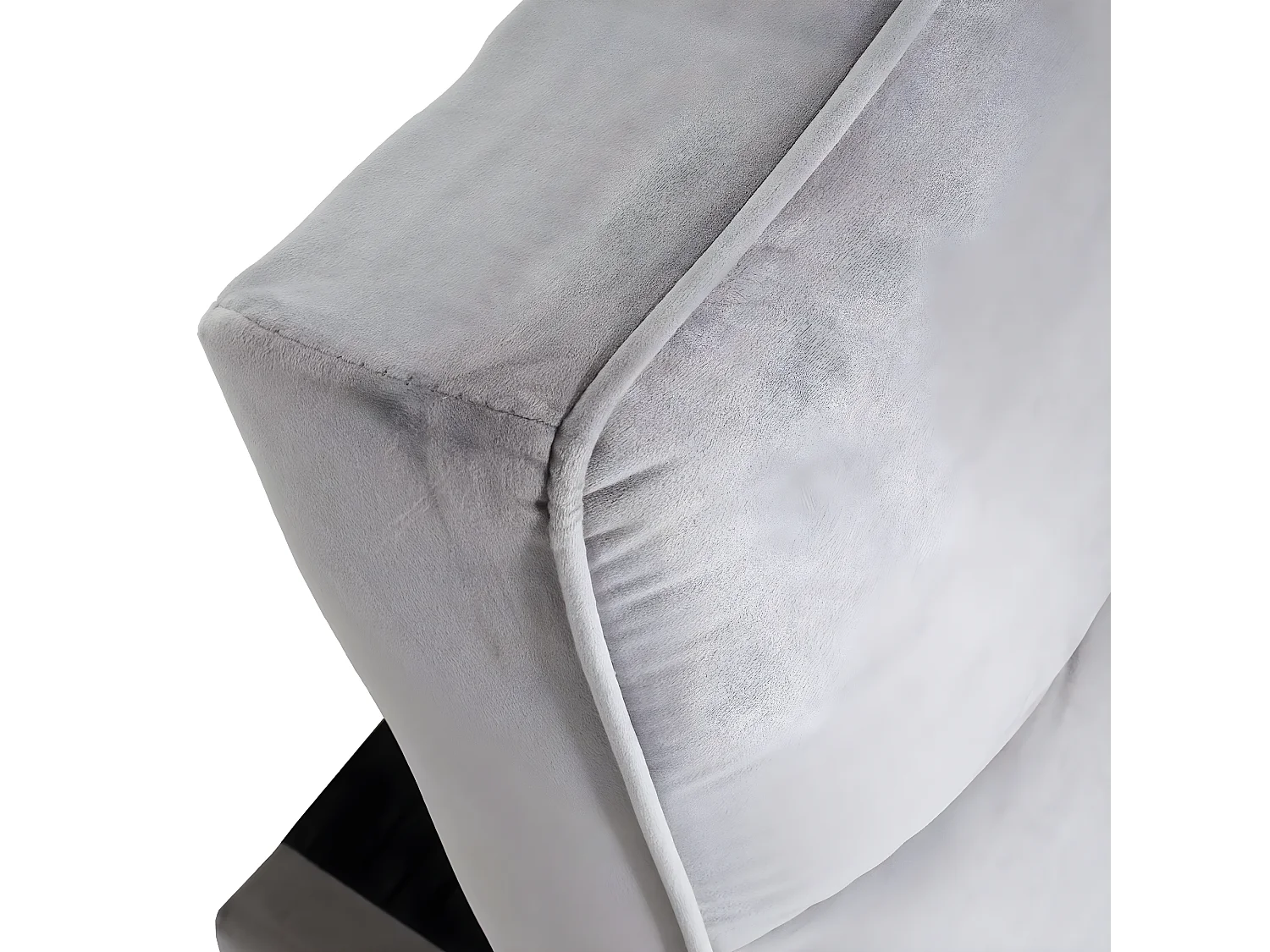 Sofa MCW-K21,  aksamit, szary