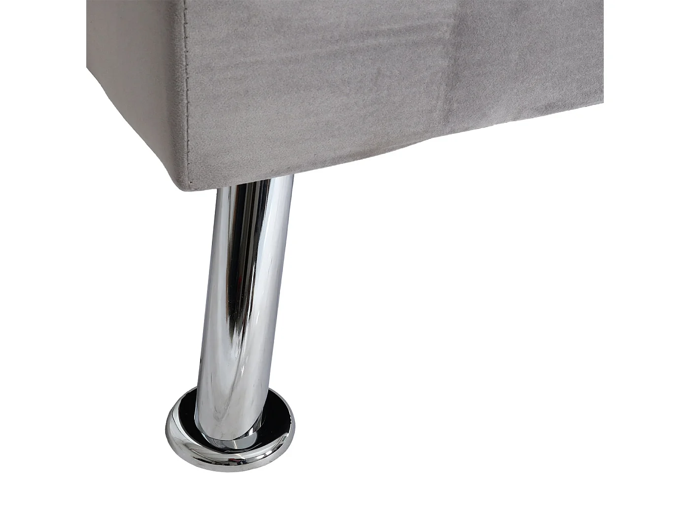 Sofa MCW-K21,  aksamit, szary