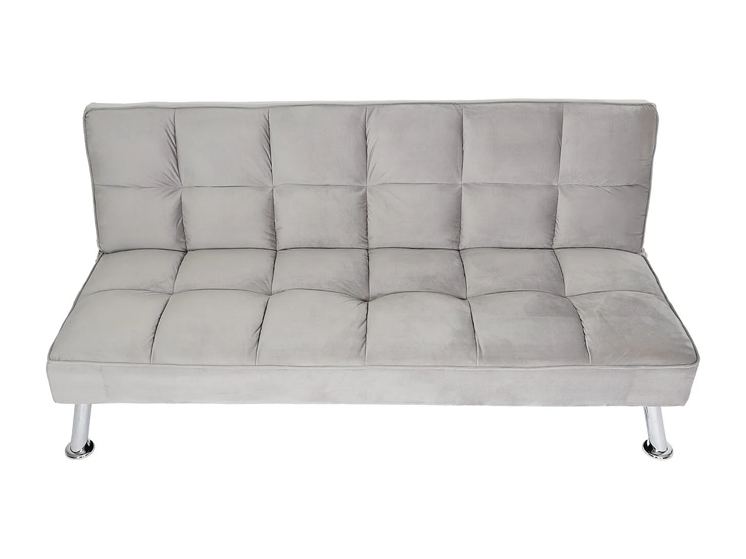 Sofa MCW-K21,  aksamit, szary