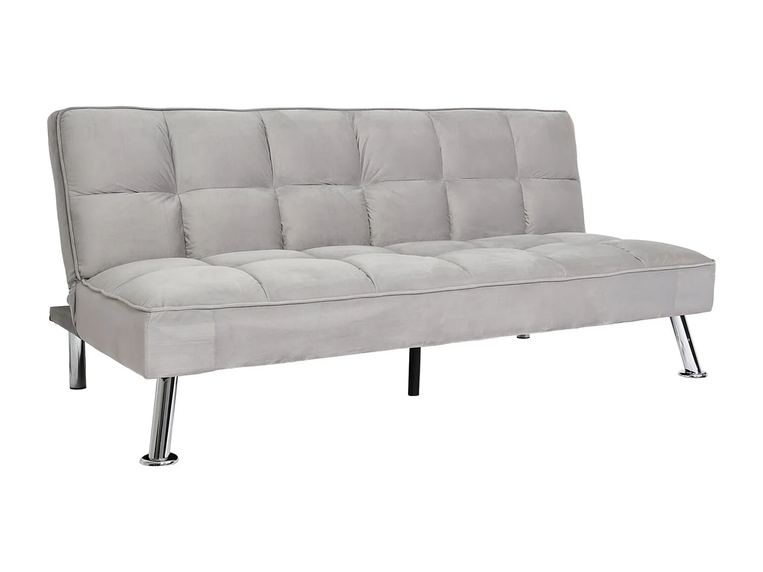 Sofa MCW-K21,  aksamit, szary