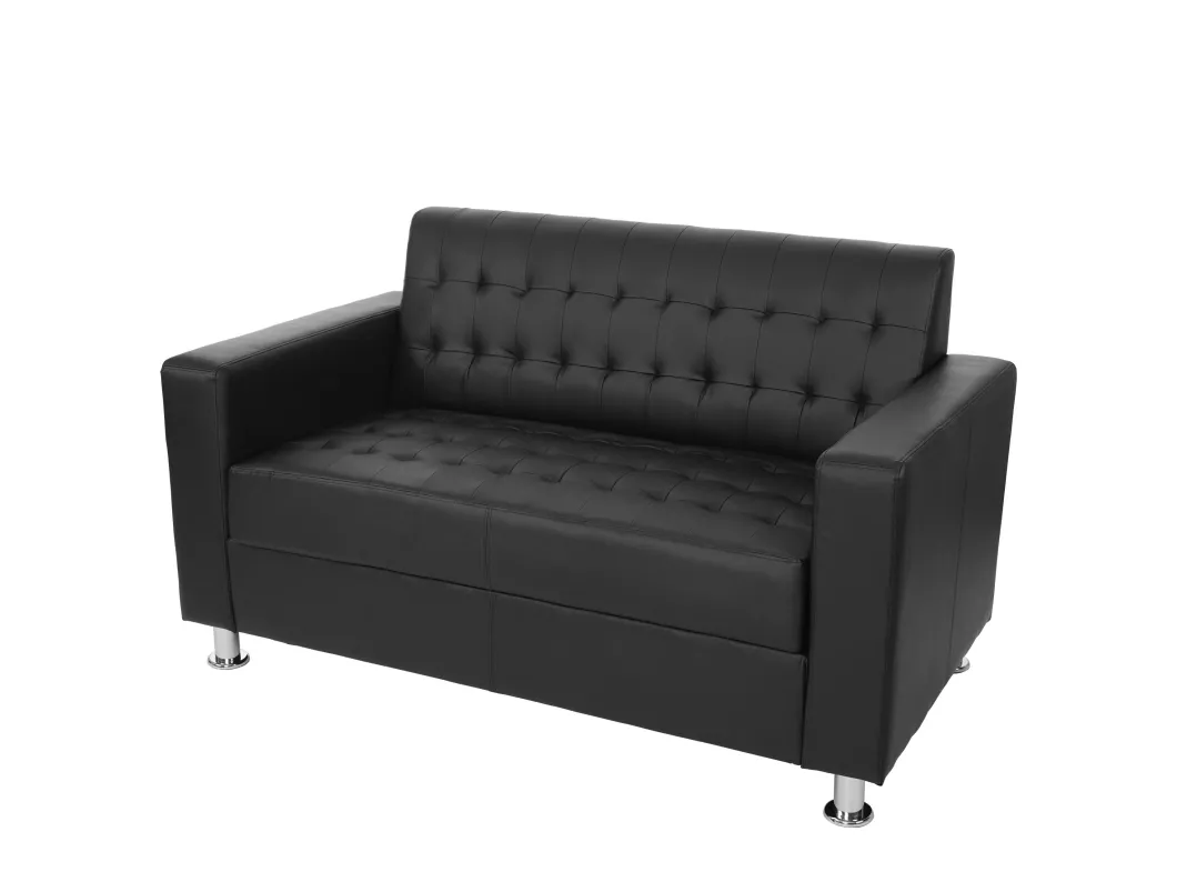 Kauf Unique 2er Sofa Pori, Schwarz