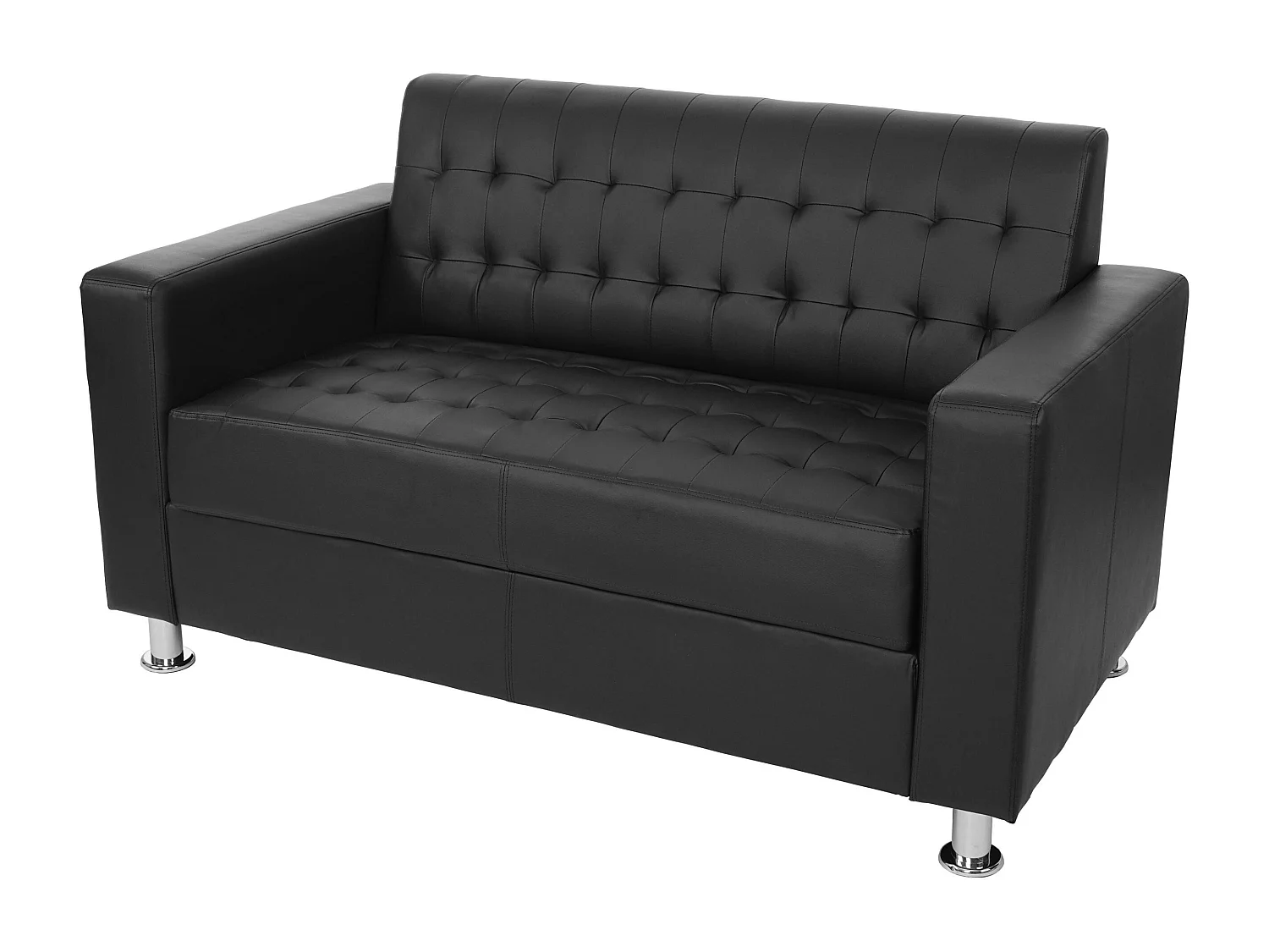Sofa dwuosobowa Pori,  czarna