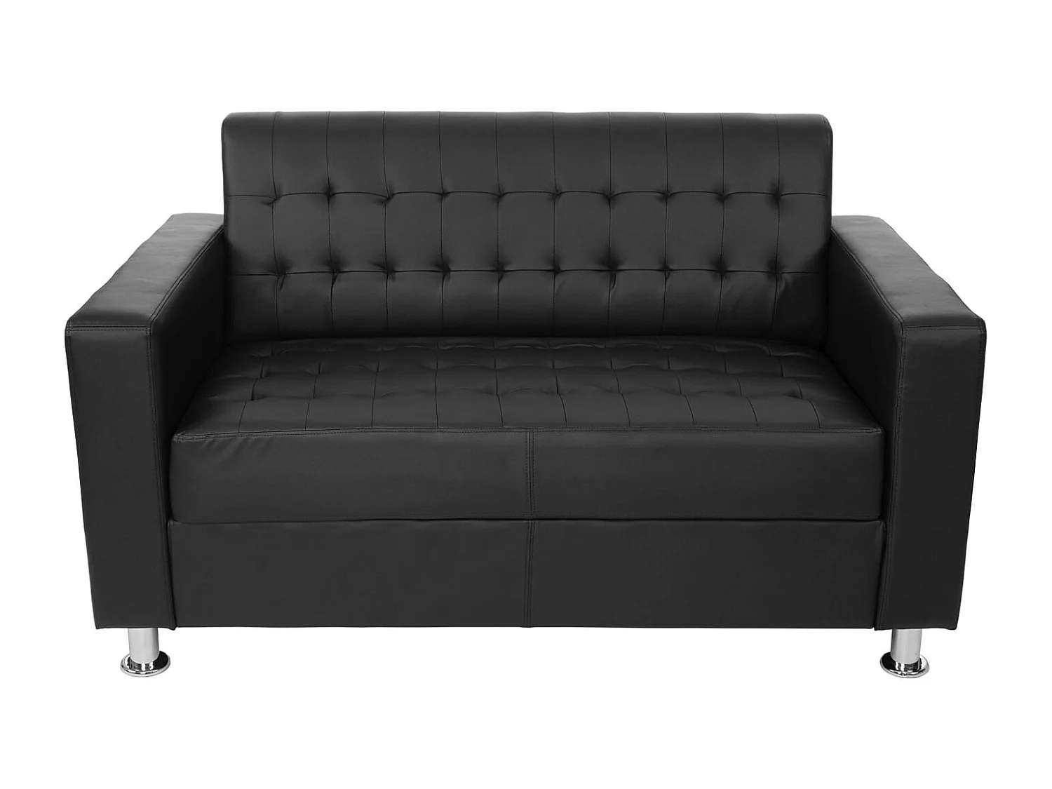 Sofa dwuosobowa Pori,  czarna