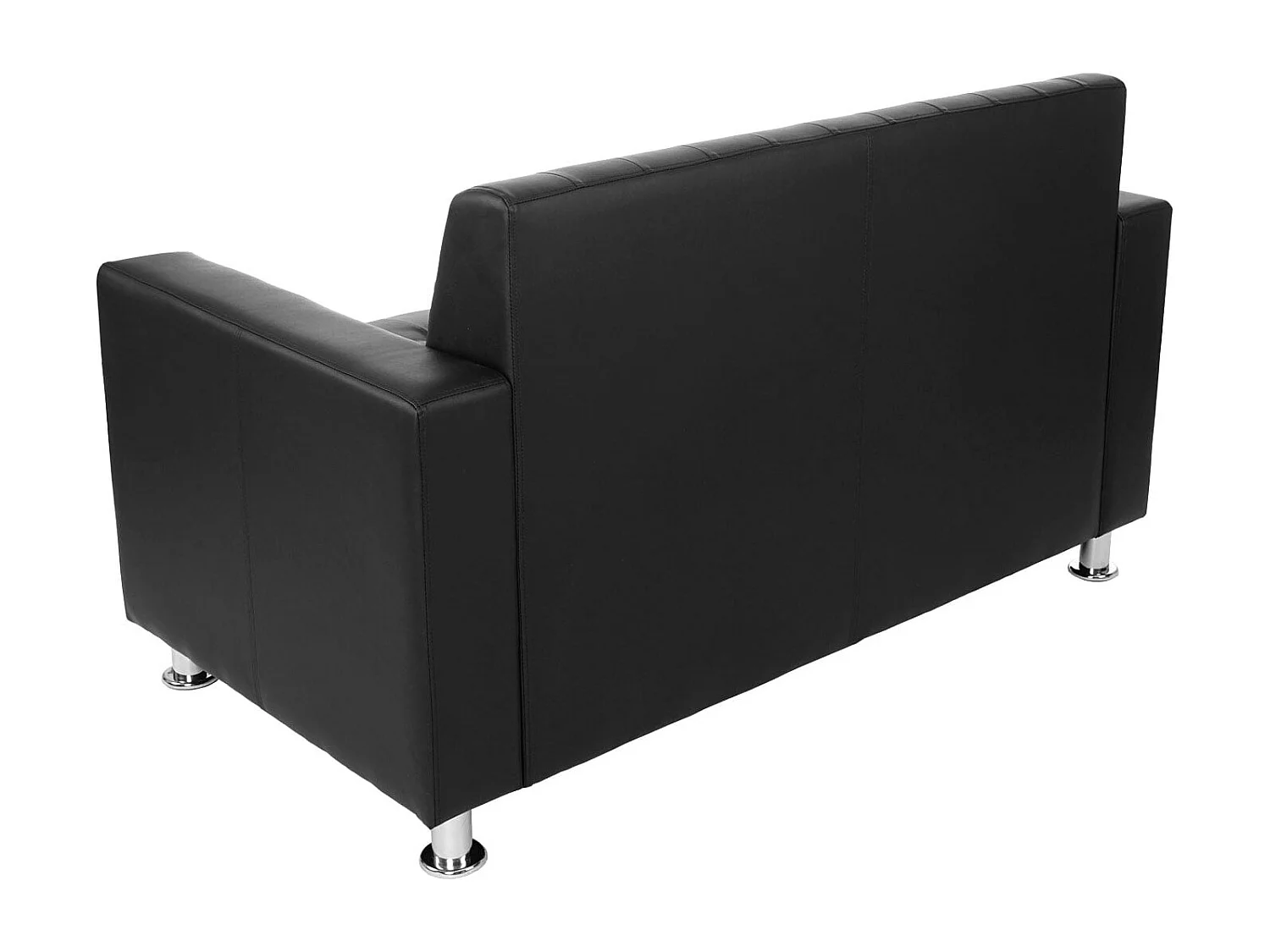 Sofa dwuosobowa Pori,  czarna