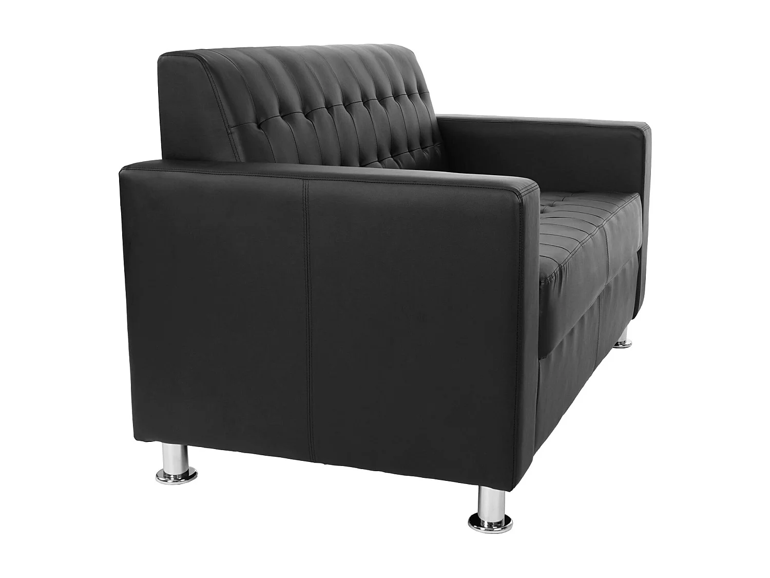 Sofa dwuosobowa Pori,  czarna