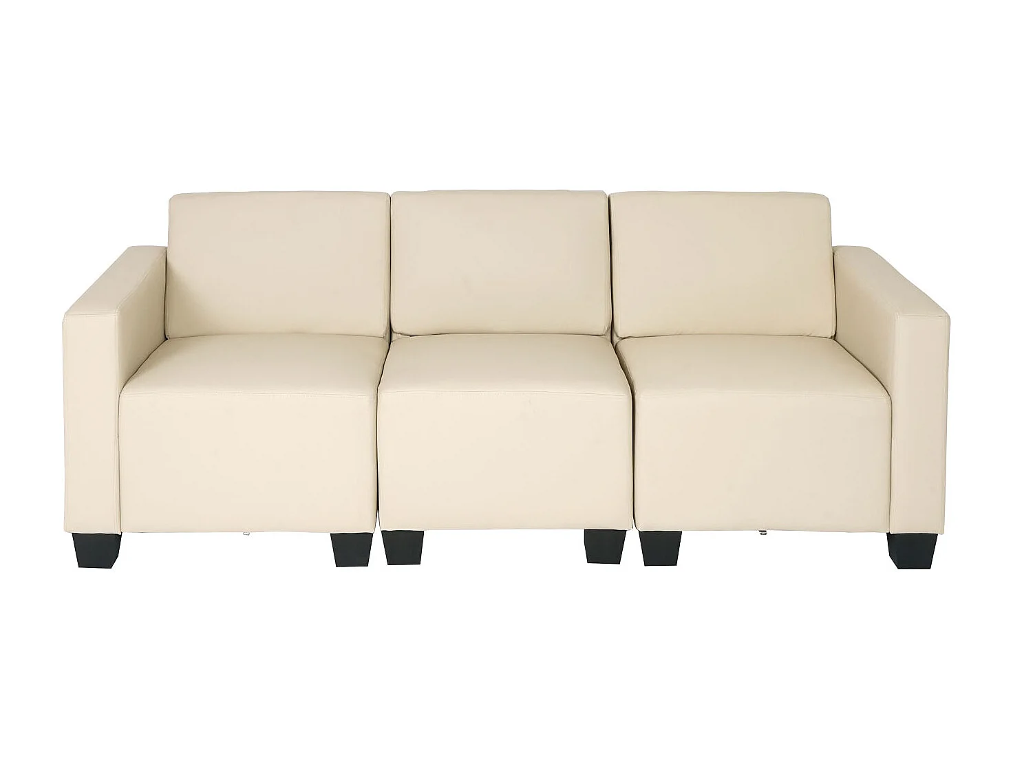 Canapé 3 places Moncalieri,  crème