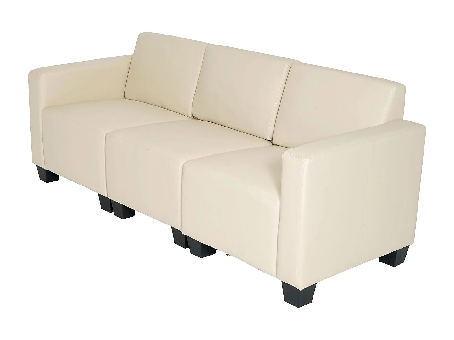 Canapé 3 places Moncalieri,  crème