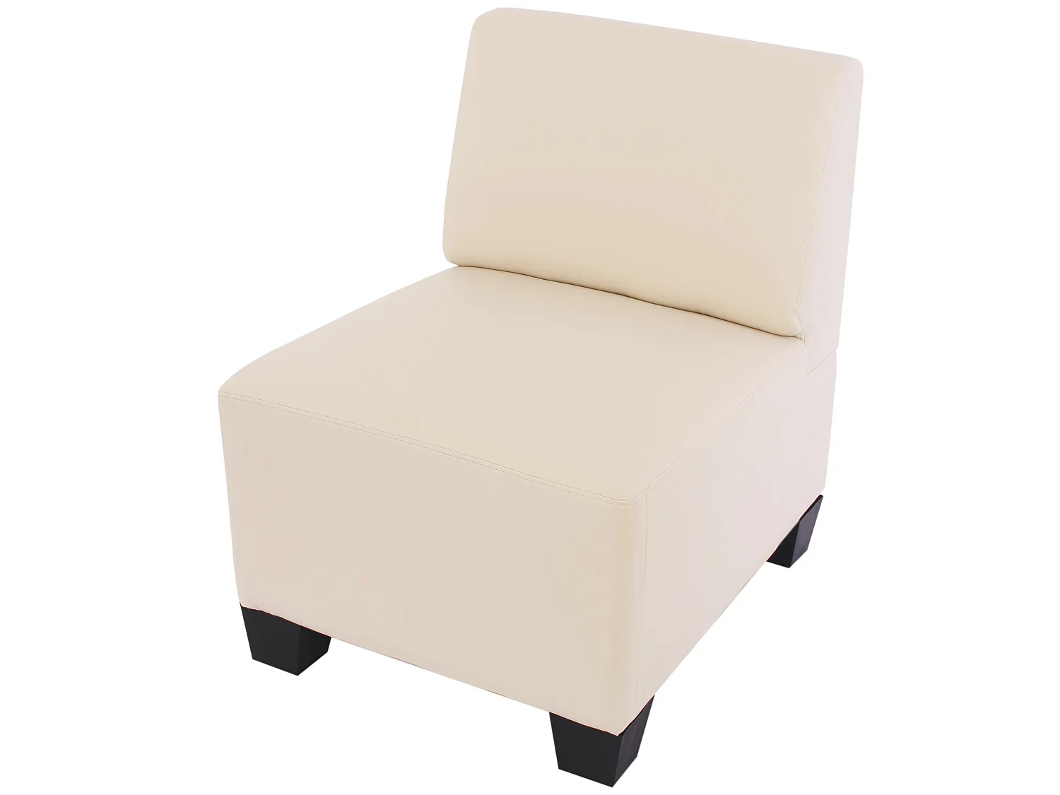 3-zits Moncalieri,  crème, zonder armleuningen