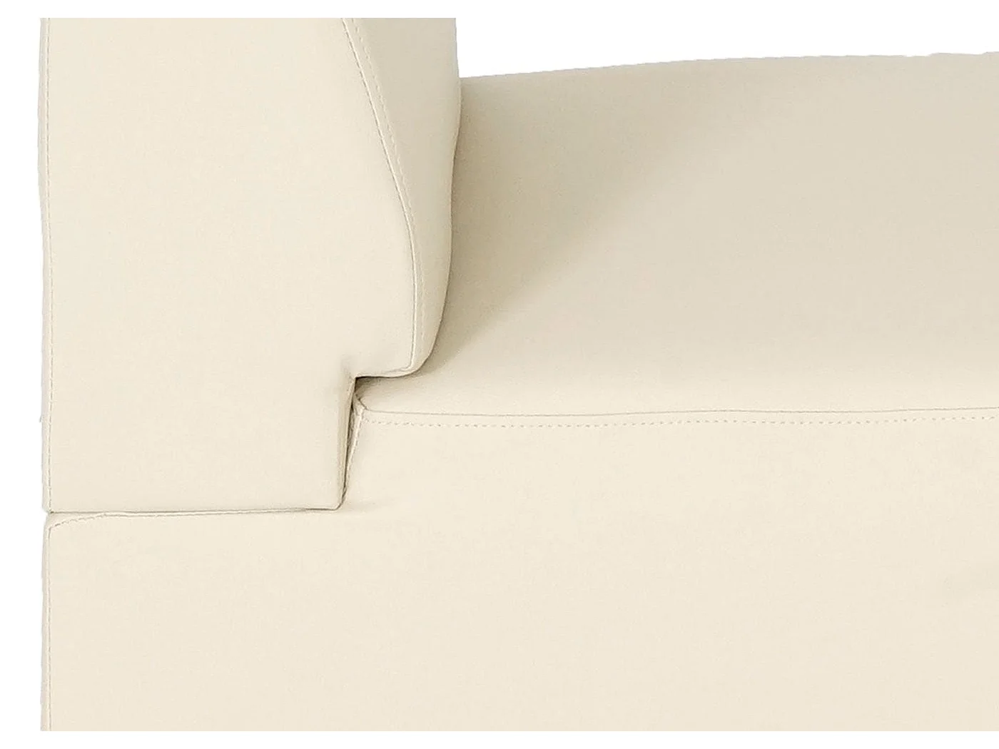 2-Sitzer Moncalieri, Creme, ohne Armlehnen