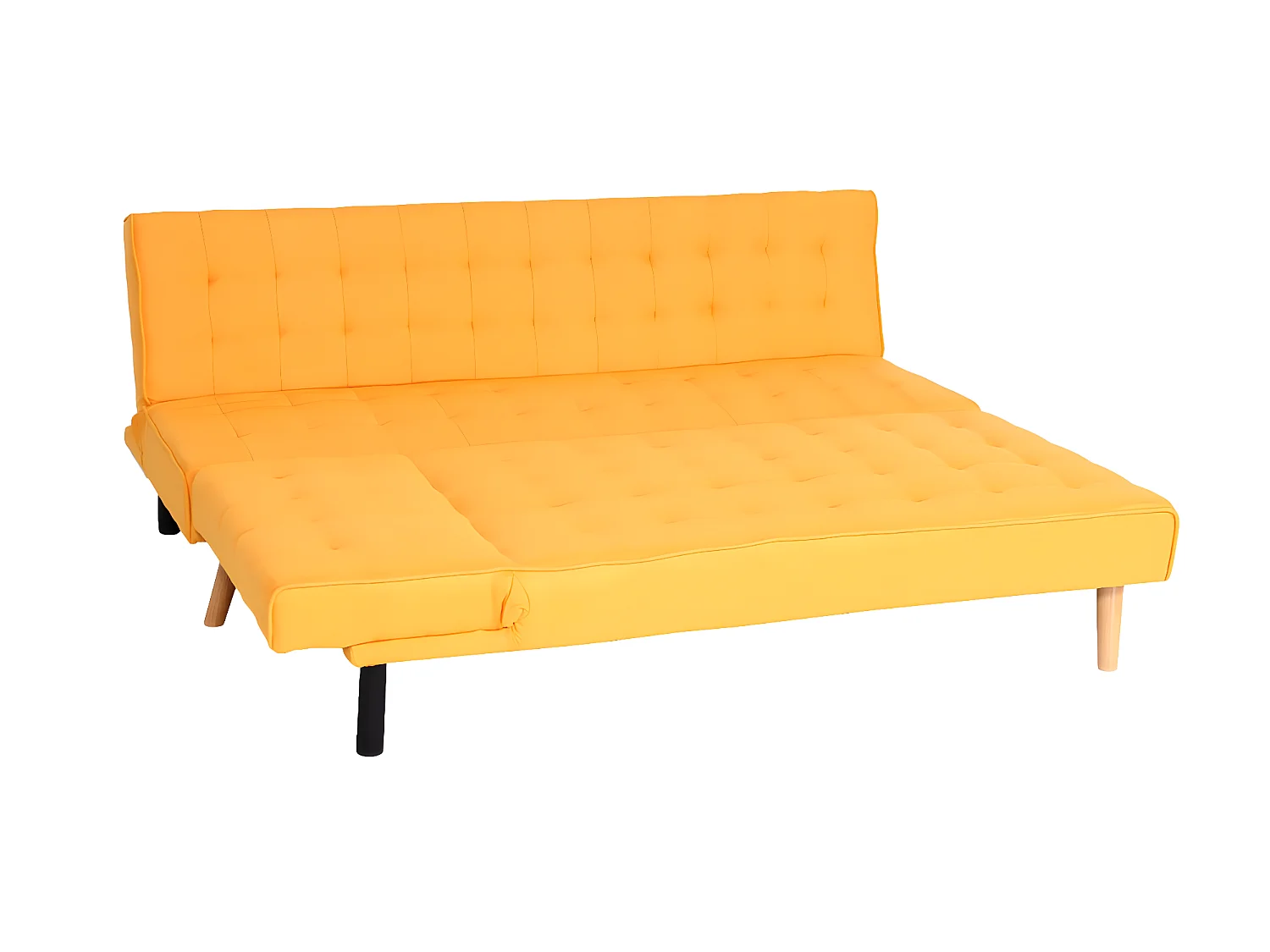 Sofa narożna MCW-K38,  żółty