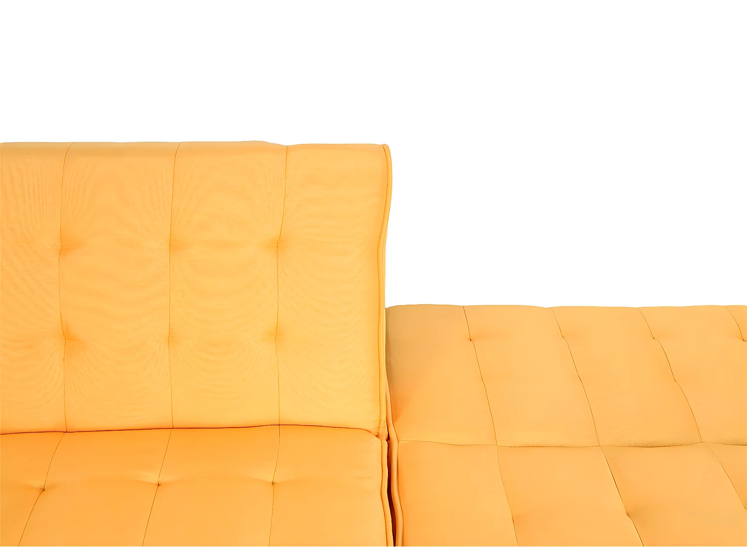 Sofa narożna MCW-K38,  żółty