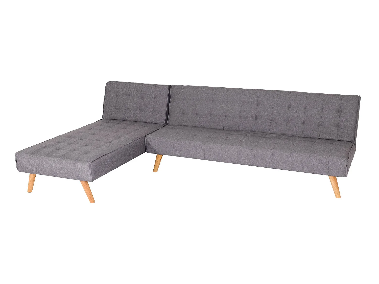 Sofa narożna MCW-K38,  jasnoszary