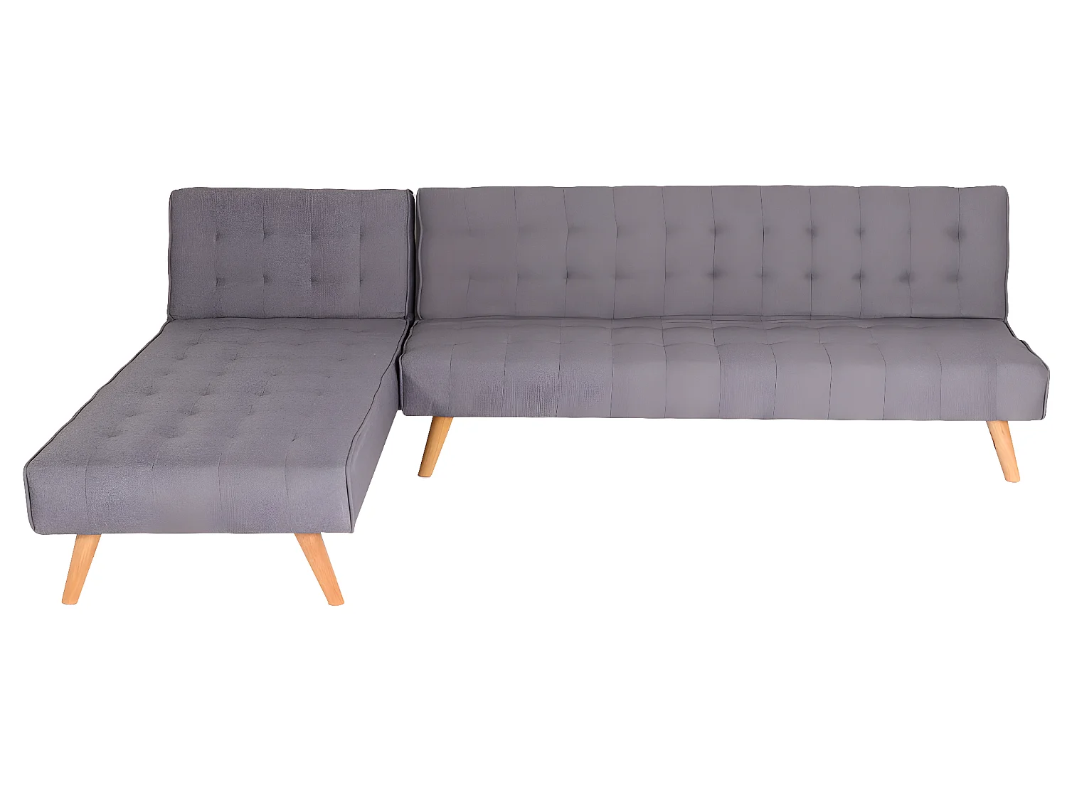 Sofa narożna MCW-K38,  jasnoszary