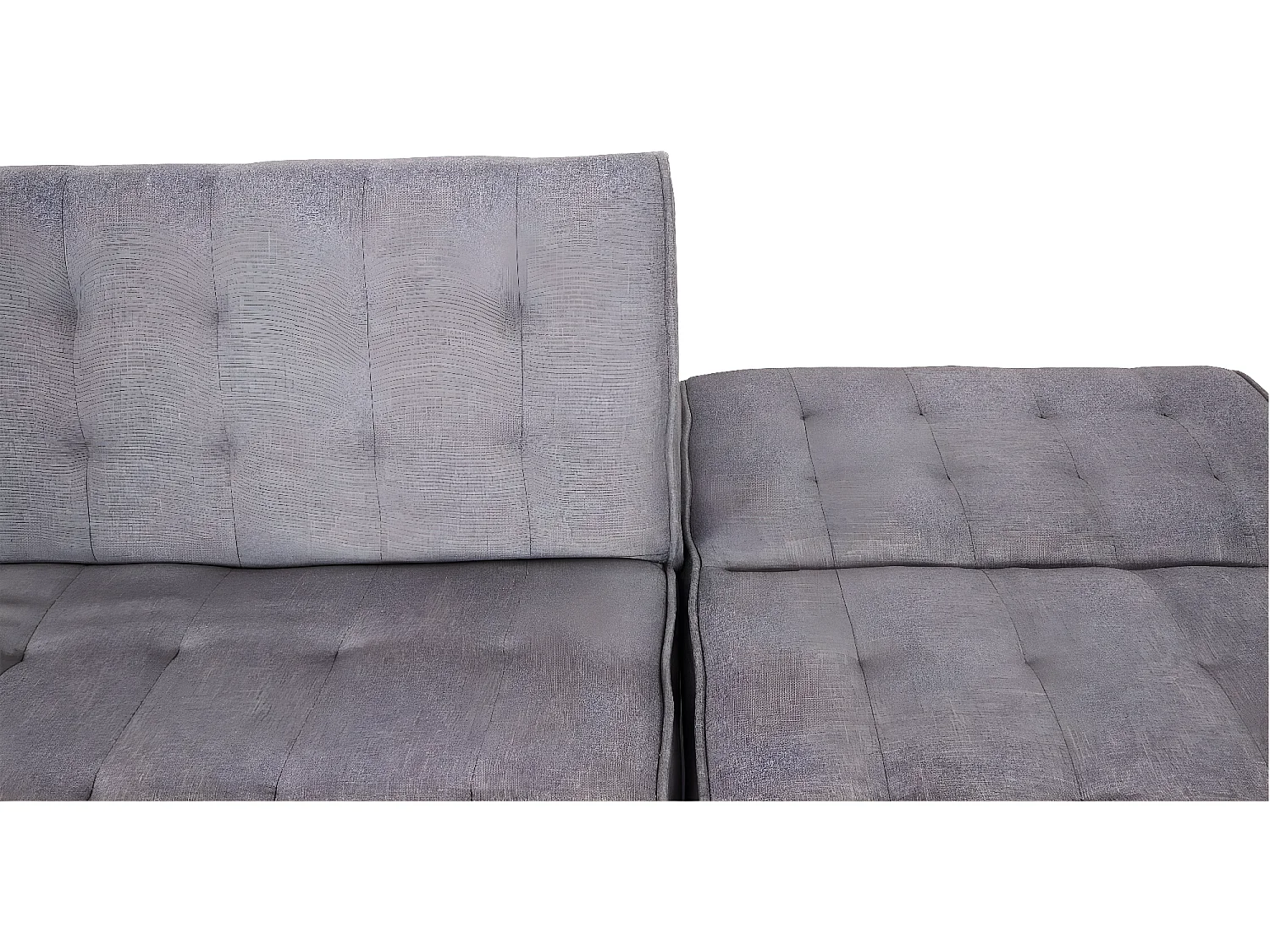 Ecksofa MCW-K38, Hellgrau