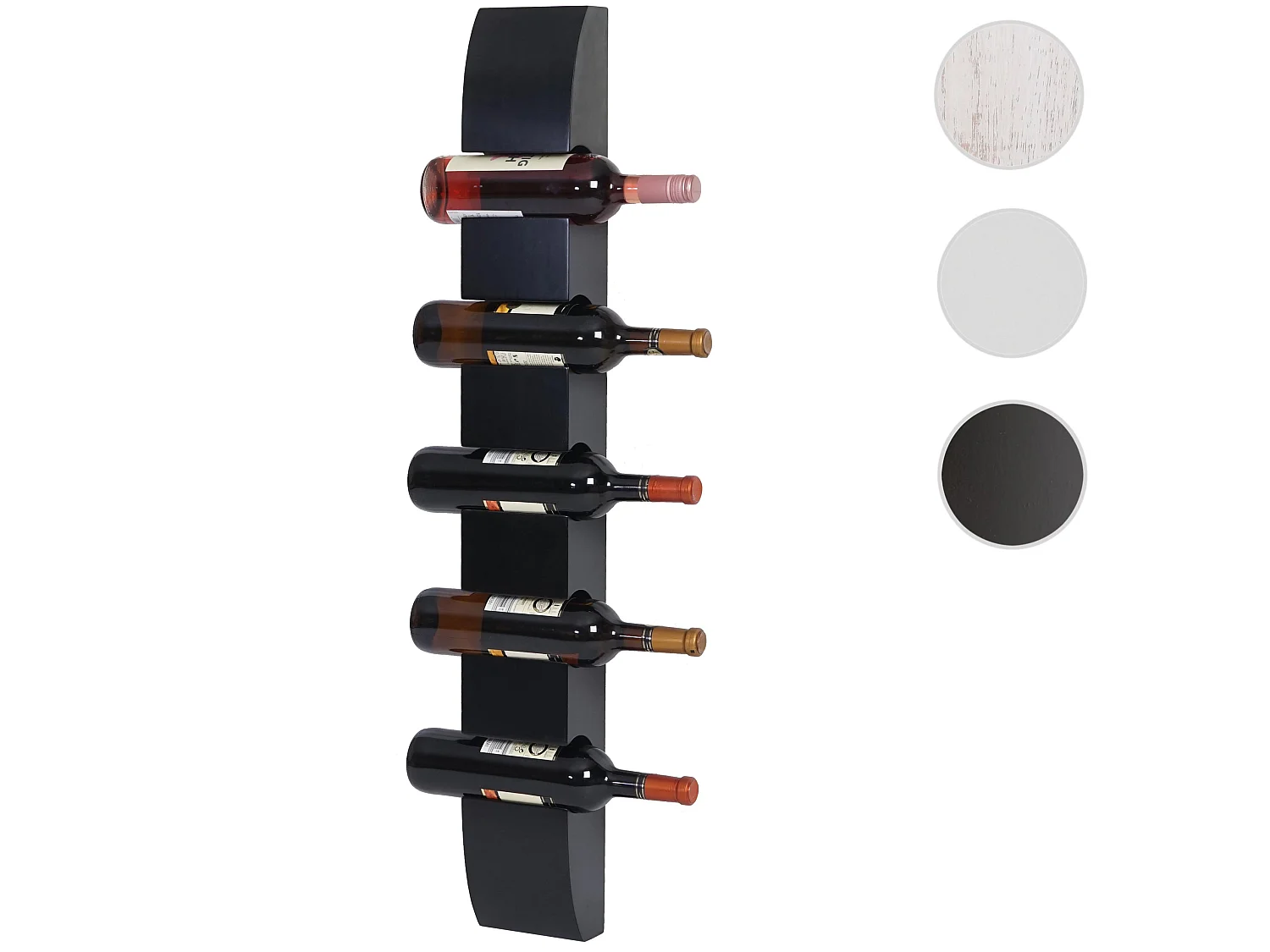 Wijnrek Millau,  zwart