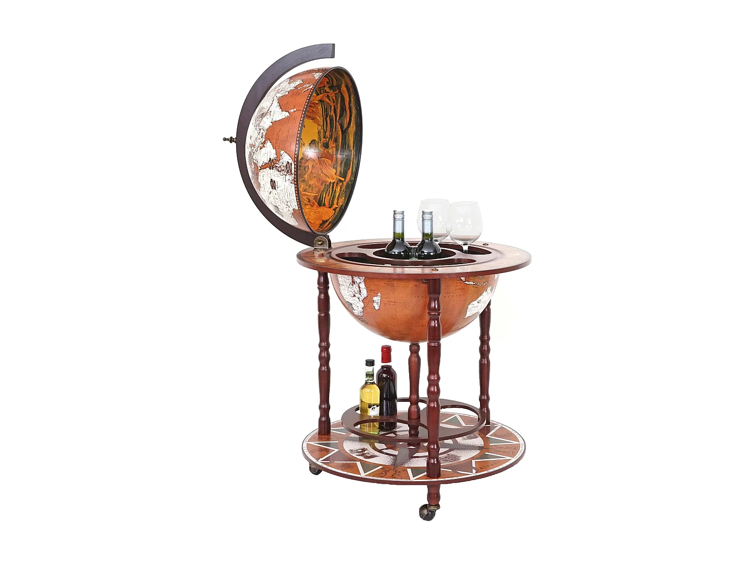 Globusbar MCW-D86 verrijdbaar