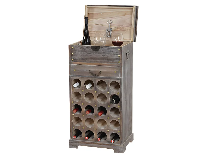 Wijnrek Torre  H323,  bruin