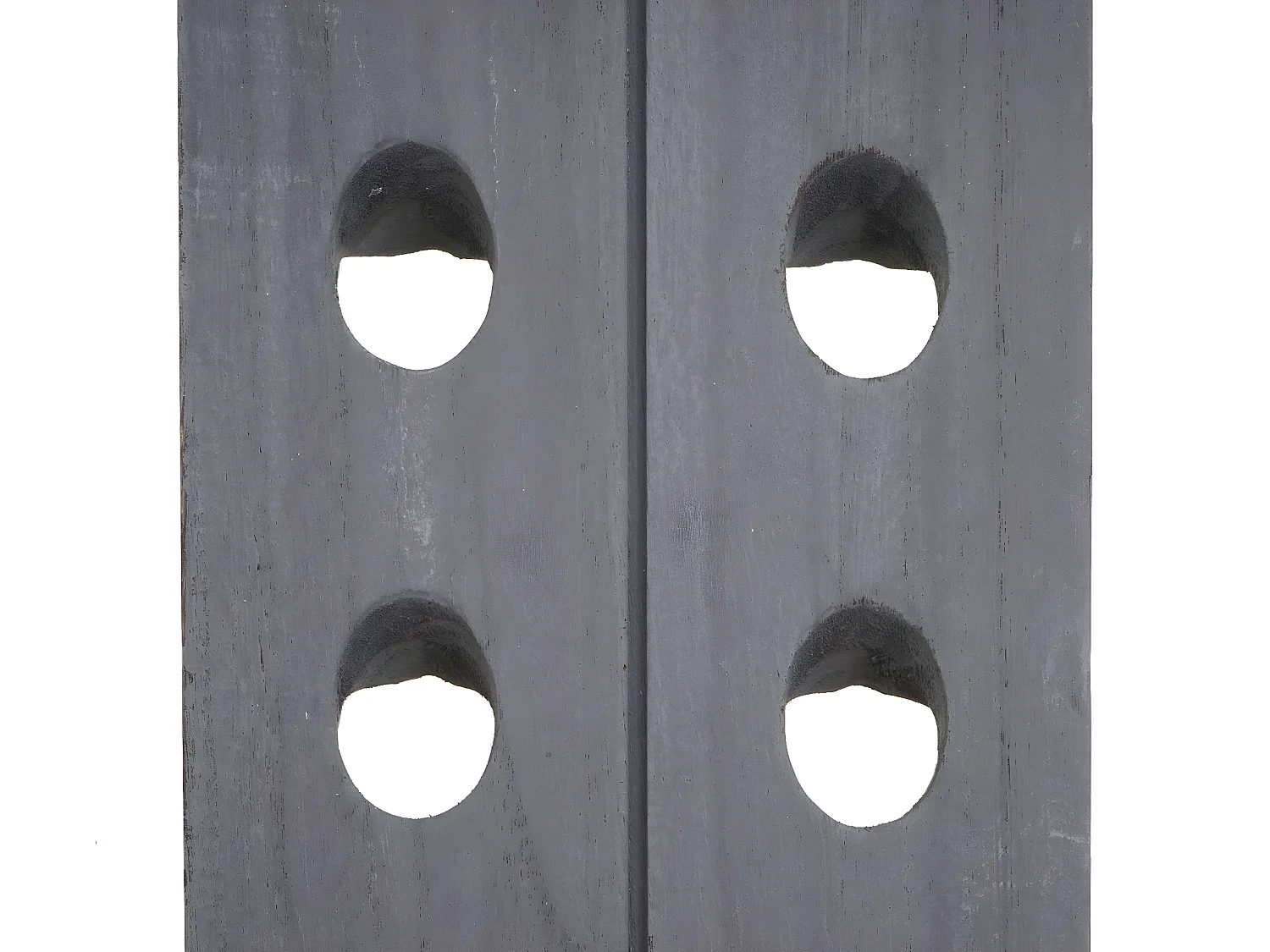 Serie Vintage portabottiglie MCW-C54 legno paulonia 120x22x5cm grigio