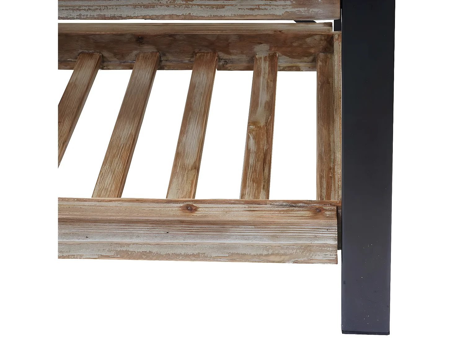 Portabottiglie cantinetta elegante moderno con portabicchieri MCW-D60 ferro legno 39x114x189cm