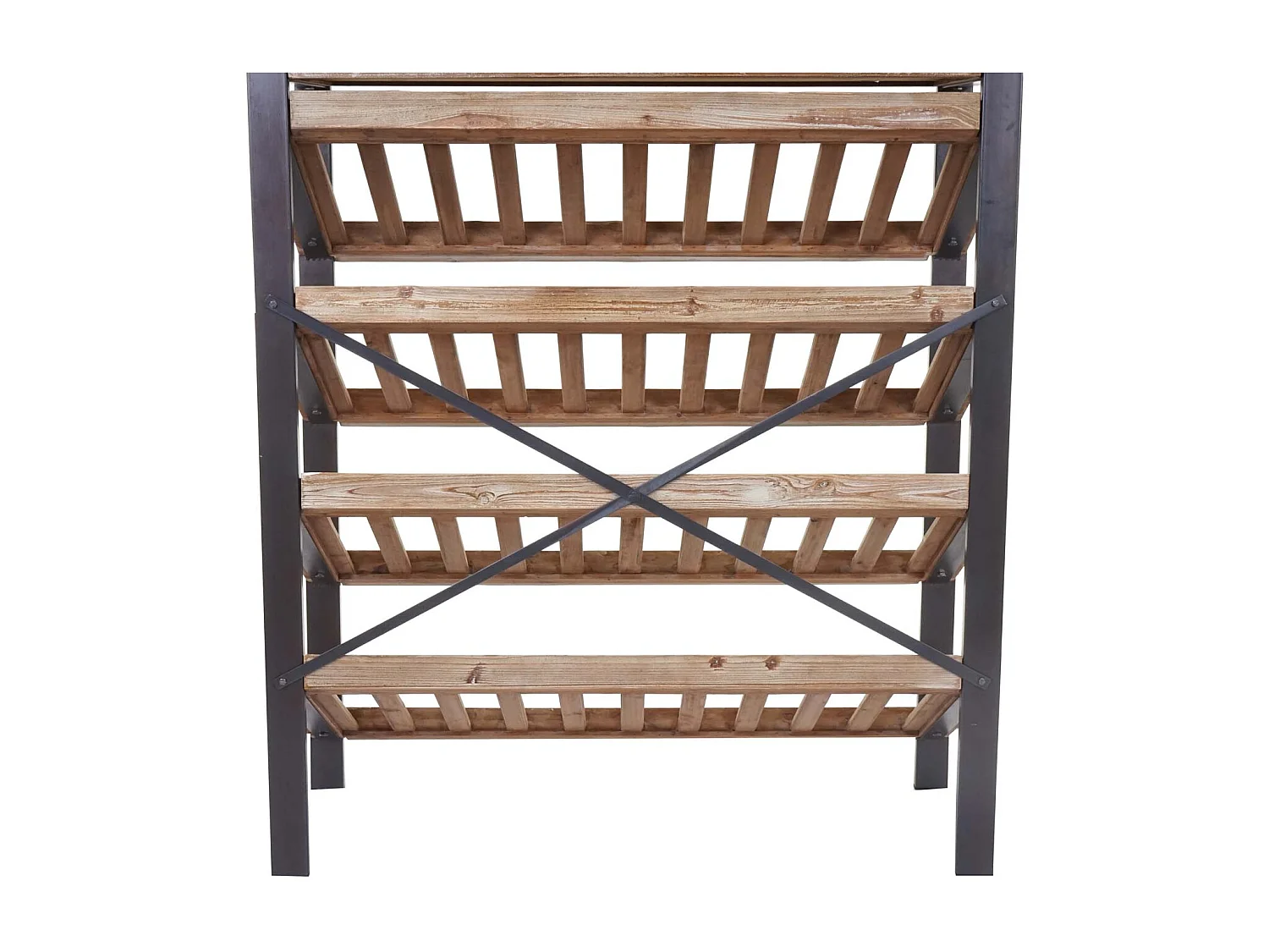 Weinregal MCW-D60, Flaschenregal Flaschenhalter Barschrank Weinständer für 40 Flaschen, Massivholz MVG 189x114x39cm