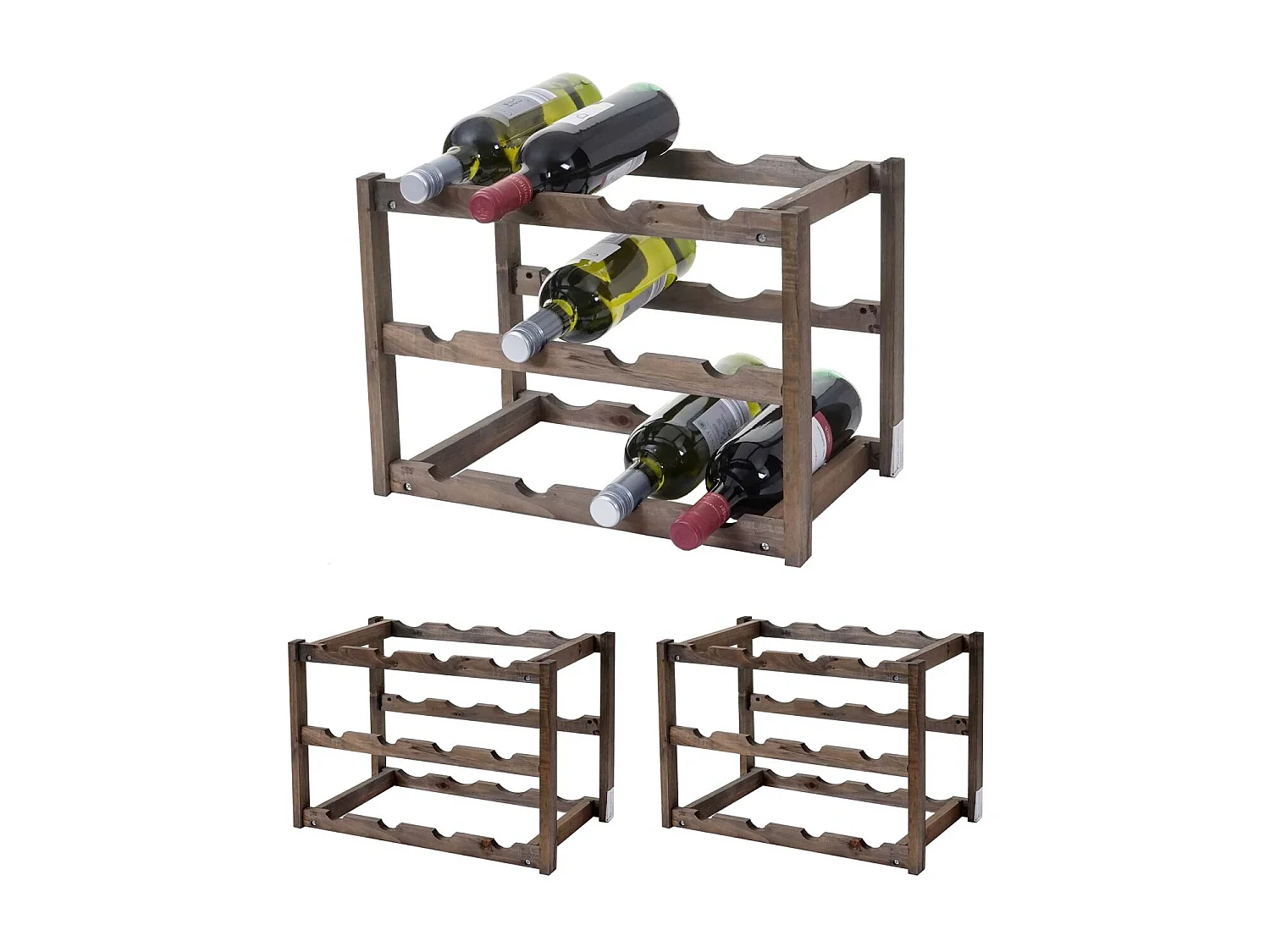 Wijnrek MCW-B58 3 planken,  3 stuks