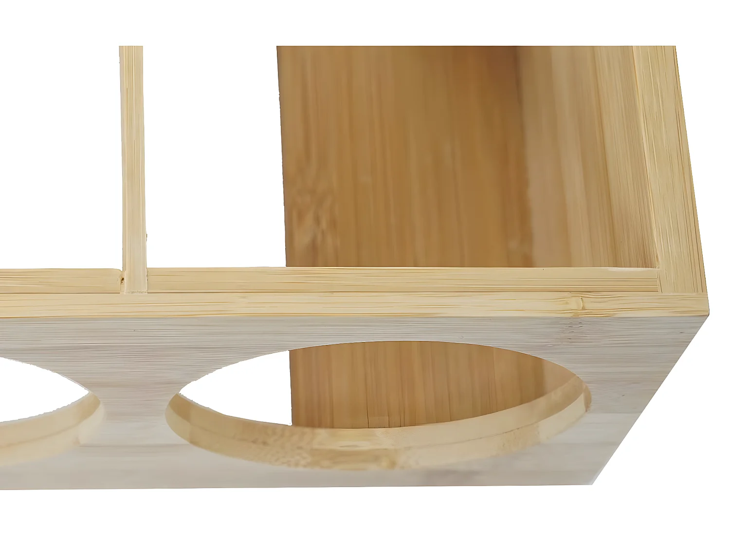 Casier à vin MCW-B89 Bambou,  4 pièces