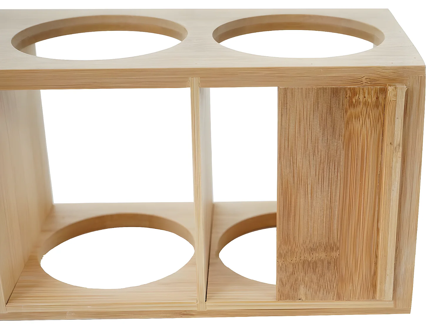 Casier à vin MCW-B89 Bambou,  4 pièces