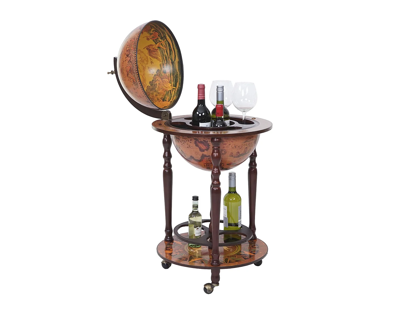 Bar de salon Globe MCW-T874 roulant
