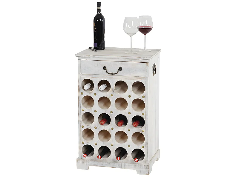 Estante para vinhos Torre H324,  branco
