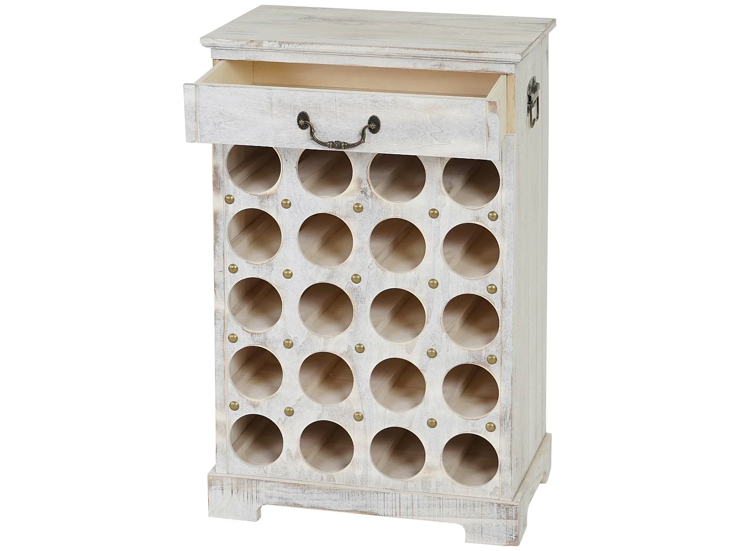 Estante para vinhos Torre H324,  branco