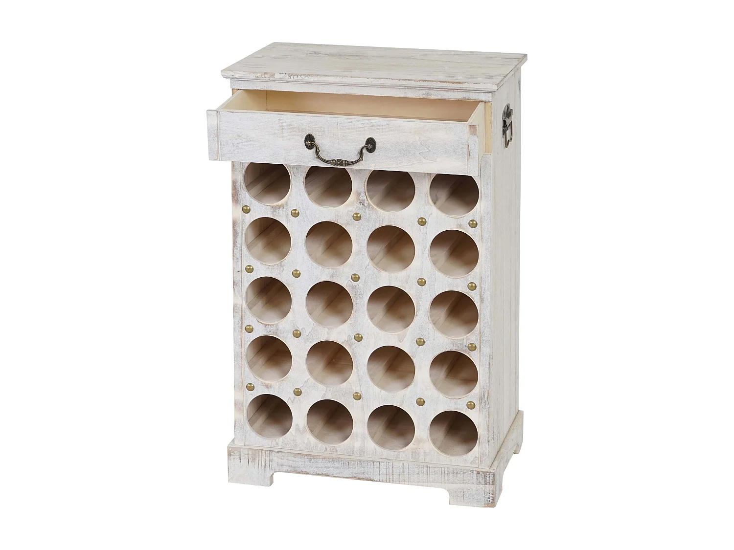 Casier à vin Torre H324,  blanc