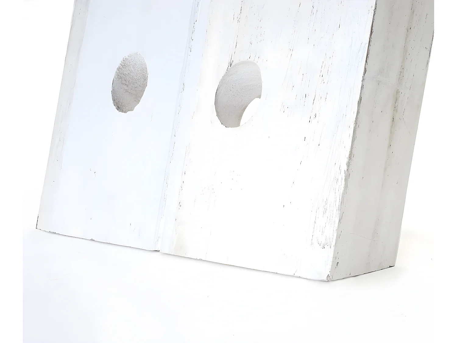 Decoratief schudbord,  wit