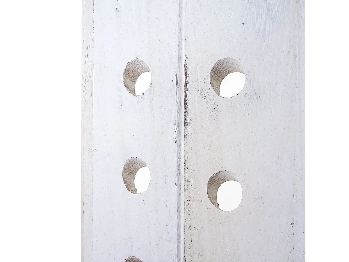 Decoratief trillend bord,  wit