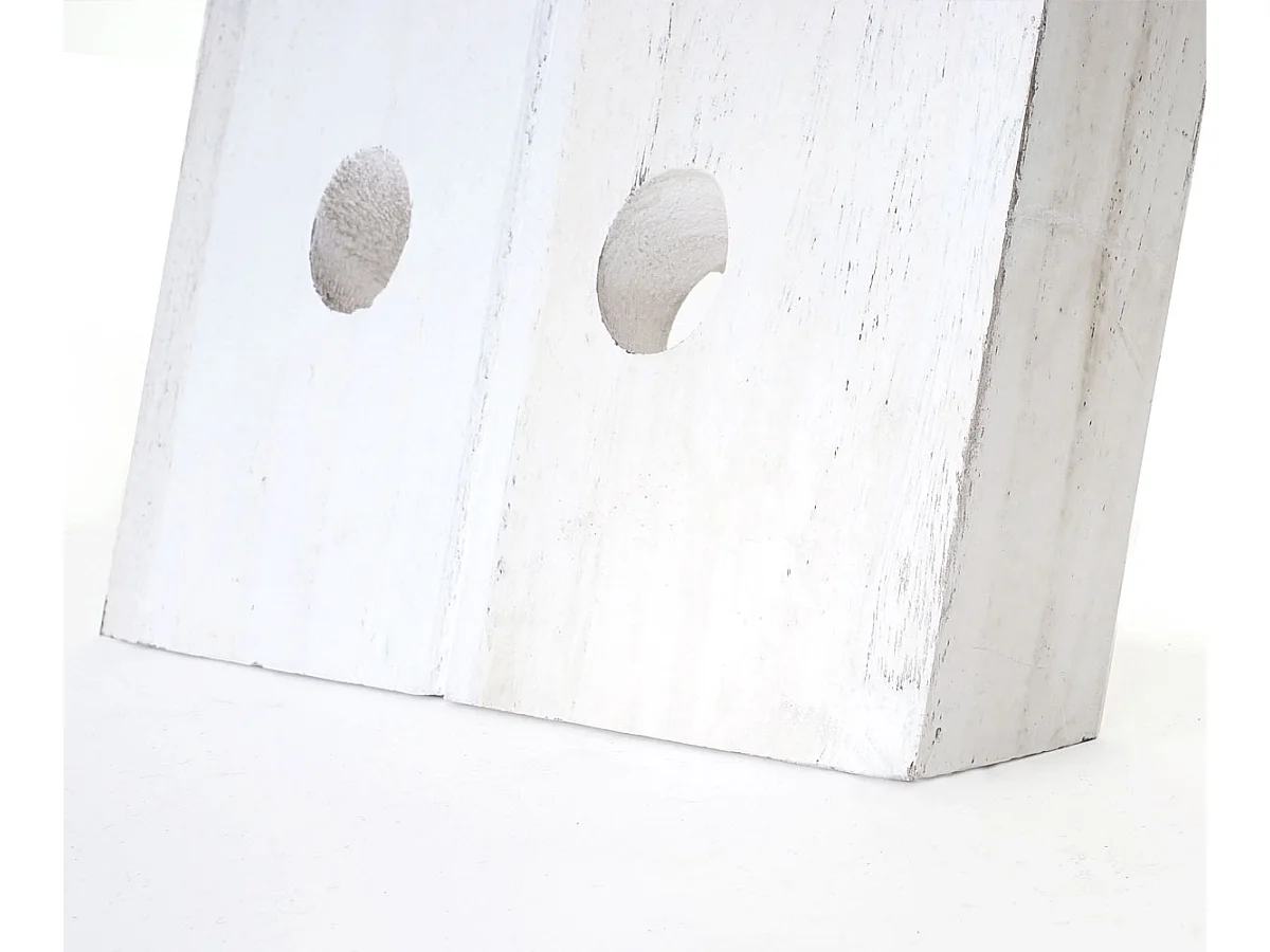 Decoratief trillend bord,  wit