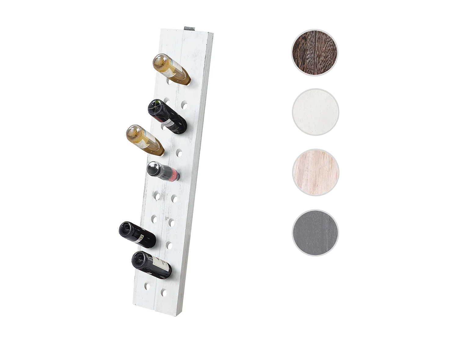 Decoratief trillend bord,  wit